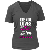 This Girls Loves Husband and Chihuahuas Shirt