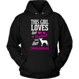 This Girls Loves Husband and Chihuahuas Shirt