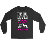 This Girls Loves Husband and Chihuahuas Shirt