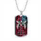 Father's Day Patriot & Hero Dog Tag Necklace 2021 - Personalize it!
