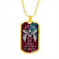 Father's Veterans Day Hero Dog Tag Necklace - Personalize it!