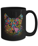 Cat of Many Colors mug