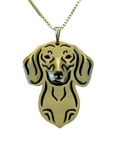Dachshund Jewelry - Dachshund Face Necklace