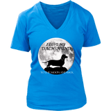 Dachshund Shirt - Dachshund Love To The Moon And Back