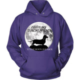 Dachshund Shirt - Dachshund Love To The Moon And Back