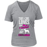 This Girls Loves Husband and Chihuahuas Shirt