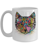 Cat of Many Colors mug