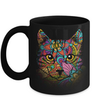 Cat of Many Colors mug