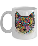 Cat of Many Colors mug