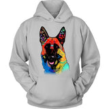 German Shepherd Shirt - German Shepherd Love Colorful