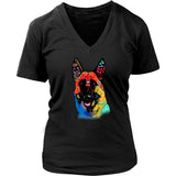 German Shepherd Shirt - German Shepherd Love Colorful