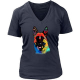 German Shepherd Shirt - German Shepherd Love Colorful