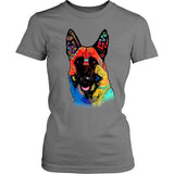 German Shepherd Shirt - German Shepherd Love Colorful