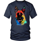 German Shepherd Shirt - German Shepherd Love Colorful
