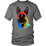 German Shepherd Shirt - German Shepherd Love Colorful