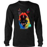 German Shepherd Shirt - German Shepherd Love Colorful