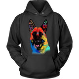 German Shepherd Shirt - German Shepherd Love Colorful