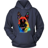 German Shepherd Shirt - German Shepherd Love Colorful
