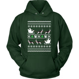 German Shepherd Shirt - German Shepherd Ugly Christmas Sweater Design
