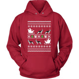 German Shepherd Shirt - German Shepherd Ugly Christmas Sweater Design