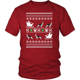 German Shepherd Shirt - German Shepherd Ugly Christmas Sweater Design
