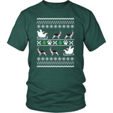 German Shepherd Shirt - German Shepherd Ugly Christmas Sweater Design