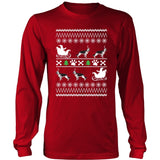 German Shepherd Shirt - German Shepherd Ugly Christmas Sweater Design