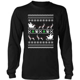 German Shepherd Shirt - German Shepherd Ugly Christmas Sweater Design