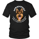 German Shepherd Shirt - German Shepherd Warning (clearance) Size Small