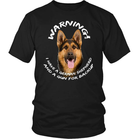 German Shepherd Shirt - German Shepherd Warning (clearance) Size Small