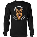 German Shepherd Shirt - German Shepherd Warning (clearance) Size Small