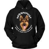 German Shepherd Shirt - German Shepherd Warning (clearance) Size Small