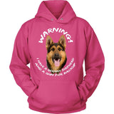 German Shepherd Shirt - German Shepherd Warning (clearance) Size Small