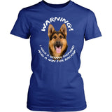 German Shepherd Shirt - German Shepherd Warning (clearance) Size Small