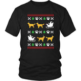 Golden Retriever Shirt - Golden Retriever Ugly Christmas Sweater Design