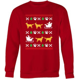 Golden Retriever Shirt - Golden Retriever Ugly Christmas Sweater Design