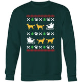 Golden Retriever Shirt - Golden Retriever Ugly Christmas Sweater Design
