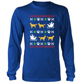 Golden Retriever Shirt - Golden Retriever Ugly Christmas Sweater Design
