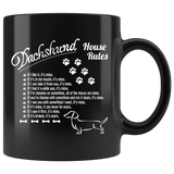 Dachshund House Rules Coffee Mug