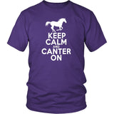 Horse Shirt - Keep Calm And Canter On