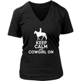 Horse Shirt - Keep Calm And CowGirl On