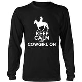 Horse Shirt - Keep Calm And CowGirl On