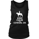 Horse Shirt - Keep Calm And CowGirl On