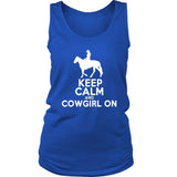Horse Shirt - Keep Calm And CowGirl On