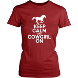 Horse Shirt - Keep Calm & CowGirl On