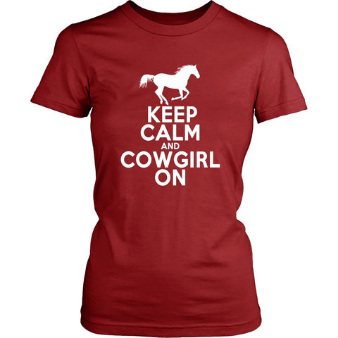 Horse Shirt - Keep Calm & CowGirl On