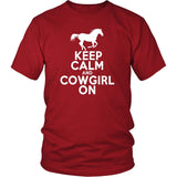 Horse Shirt - Keep Calm & CowGirl On