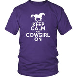 Horse Shirt - Keep Calm & CowGirl On