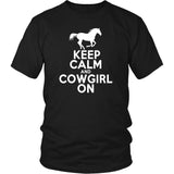 Horse Shirt - Keep Calm & CowGirl On
