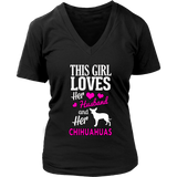This Girls Loves Husband and Chihuahuas Shirt
